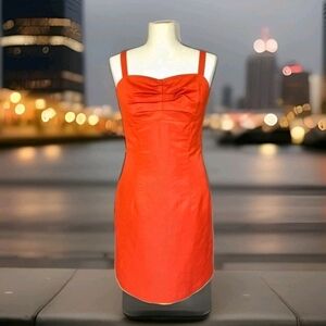 H&M Vibrant Orange Mini Dress